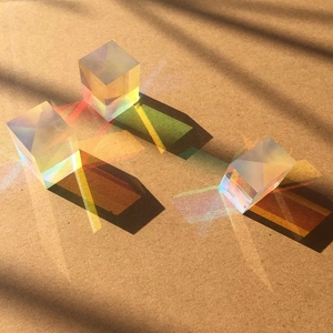 12.7*12.7*12.7mm K9 X-Cube <strong>Prism</strong> Lens for Physical Experiments and the Projector