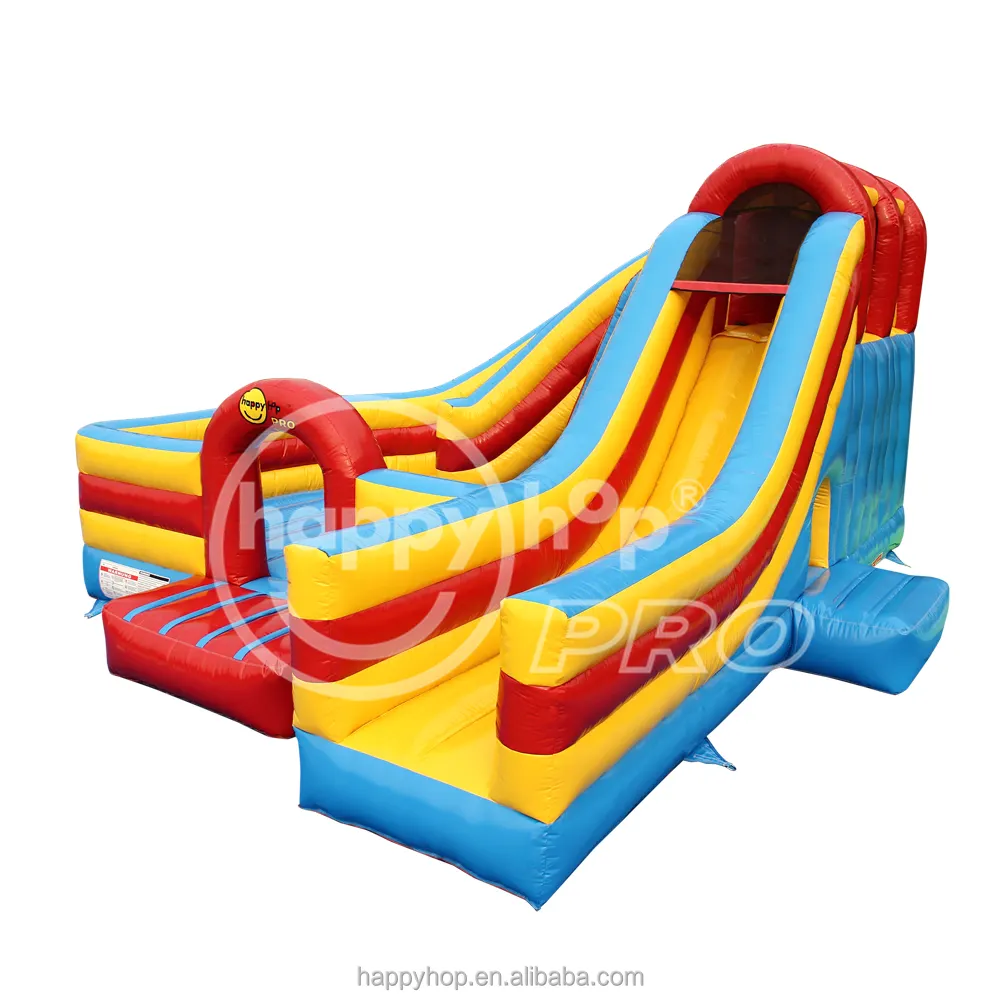 Scivolo gonfiabile HappyHop Pro Adventure-1016 Big Slide Castle in vendita