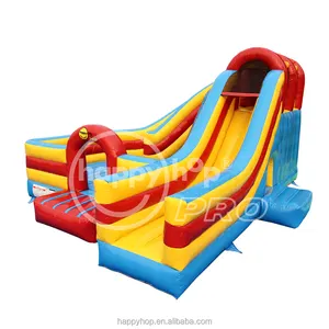 Scivolo gonfiabile HappyHop Pro Adventure-1016 Big Slide Castle in vendita