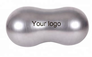 Logo personnalisé Anti burst Écologique PVC haute qualité lumière poids yoga stabilité exercice boule d'arachide - Product Image 5