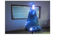 P30 P40 P50 P80 P100 decoración al aire libre impermeable pantalla de vídeo Flexible Led luz RGB Led cortinas para escenario telones de fondo fiesta