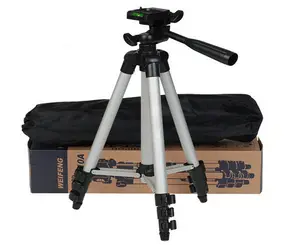 Aluminium Ringan Portabel Tripod untuk kamera SLR DSLR