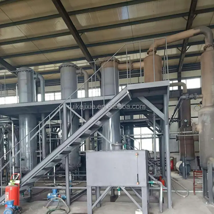 Semi-continuous used tire to oil machine plant used tire rubber recycle plant waste rubber to oil made in Henan Shangqiu
