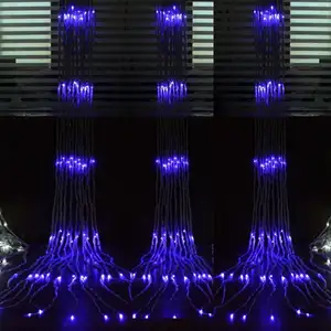 Rideau lumineux Led cascade à lumière Led, féerique, pour noël, décoration, nouveauté, 2020