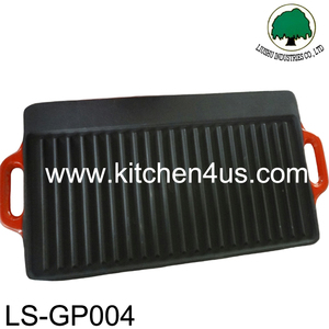 Cast Iron <strong>Bbq</strong> Griddle Grill <strong>Pan</strong> - Product Image 3