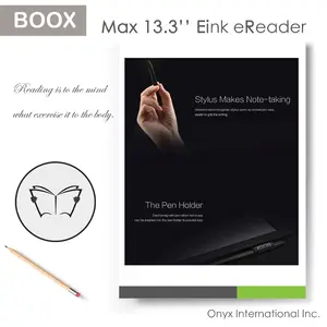 13.3 inch max carta largest eink flexible screen ebook reader for writing and reading