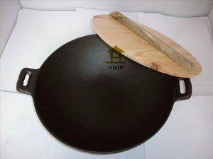 家庭用中国伝統鋳鉄フライパンプロ中華鍋
