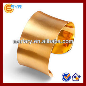 Mode <span class=keywords><strong>or</strong></span> brassard <span class=keywords><strong>blanc</strong></span> <span class=keywords><strong>bracelets</strong></span> bracelet en acier inoxydable - Product Image 1