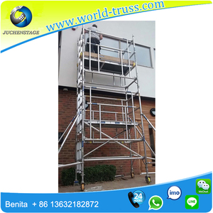 Torre de andamio móvil de aluminio de <span class=keywords><strong>las</strong></span> escaleras del andamio multifuncional de la construcción - Product Image 2