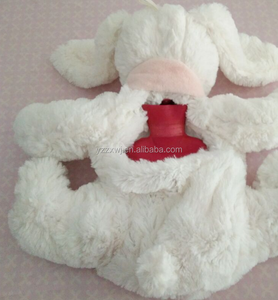 Couverture de bouteille d'eau chaude d'animal de <span class=keywords><strong>peluche</strong></span>/couverture de bouteille d'eau chaude de lapin en <span class=keywords><strong>peluche</strong></span>/500ML,750ML,1000ML couverture <span class=keywords><strong>peluche</strong></span> d'ours de chien de lapin - Product Image 5