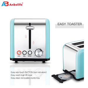 2 شريحة محمصة مع الخبز إلغاء وظيفة تذويب و 6 الخبز الظل إعدادات آلة تحميص الخبز - Product Image 4