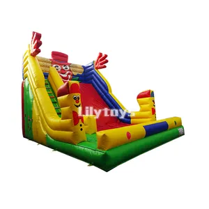 Lily giá nhà máy đồ chơi chất liệu PVC inflatable trượt lâu đài bơm hơi để bán