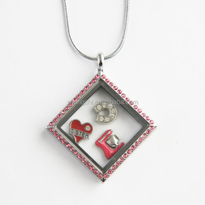 Groothandel Zinklegering Drijvende Medaillon Charm Voor Glas Medaillon Sieraden
