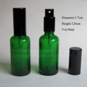 Comercio al por mayor 50 ml <span class=keywords><strong>verde</strong></span> botellas de cristal de perfume con el rociador de la niebla - Product Image 2