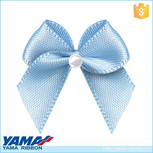Mejor precio azul brillante sing cara cinta del satén bowknots - Product Image 1