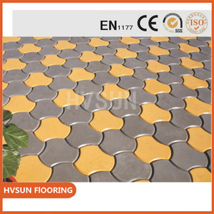 China proveedor gimnasio voleibol azulejos Sport Court color y duradero estera suelo de goma - Product Image 5