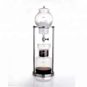 Hefei-cafetera de vidrio de borosilicato de 600/ 1000 ML, cafetera holandesa fría, con hielo, marca Gater, venta al por mayor - Product Image 1