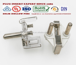 Phích Cắm Thổ Nhĩ Kỳ Với Chân Đồng Rỗng (Vde Đã Được Phê Duyệt 10/16a Cáp Hai Chân Phích Cắm Châu Âu) - Product Image 1