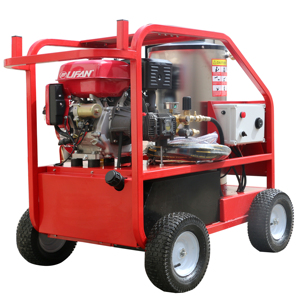 250bar 3500psi 4000PSI เชิงพาณิชย์เครื่องยนต์ดีเซลน้ำร้อนไอน้ำเครื่องซักผ้าแรงดันสูง