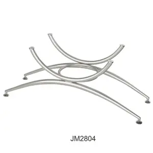 New design top selling metal frame glass top table legs