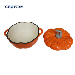 Meilleures ventes : Ustensiles <span class=keywords><strong>de</strong></span> <span class=keywords><strong>cuisine</strong></span> en fonte émaillée en forme <span class=keywords><strong>de</strong></span> citrouille - Product Image 4