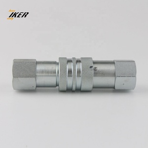 ZJ-FC ISO 16028 Sleeve Lock Non-spill Flush Valves Flush Face Hydraulic <strong>Quick</strong> Release Couplings