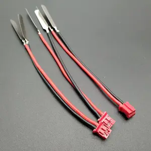 Coleira de fio de ferro jst ph, 2 pinos, para fonte de alimentação para bateria de lítio