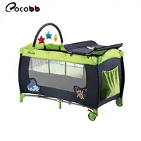 Eco-friendly pieghevole per adulti del bambino playard bambino mobili box culla