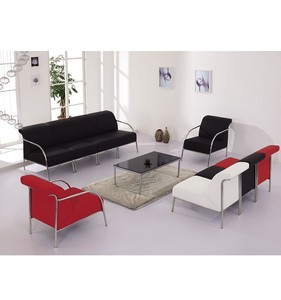 Ensemble de canapés sectionnels en cuir synthétique, design de canapé de salon, fabrication de canapé de bureau moderne - Product Image 5