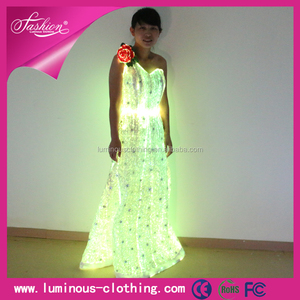 Azul claro y <span class=keywords><strong>vestido</strong></span> <span class=keywords><strong>de</strong></span> boda blanco <span class=keywords><strong>de</strong></span> luz led <span class=keywords><strong>vestido</strong></span> <span class=keywords><strong>de</strong></span> fiesta YQ-52 - Product Image 3