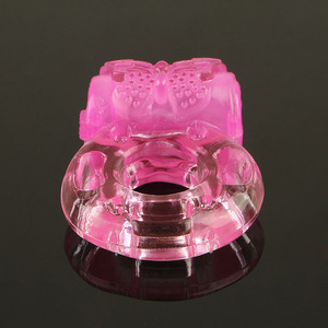 Mannelijke Producten Heren Seksspeeltjes Gelei Rubber Vibrate <span class=keywords><strong>Cock</strong></span> Penis Ring Vibrator Trillende Haan Ring