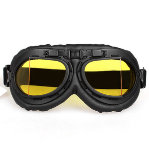 Lunettes de protection mx pour moto, pour casque, Steampunk, rétro WWII, aviateur, ATV, Cruiser, lunettes de skate, vente en gros - Product Image 2