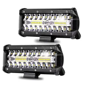 Aluminio de alto brillo negro 12V 3D lámpara Led impermeable Auto tira faro trabajo coche <span class=keywords><strong>Barra</strong></span> de luz láser <span class=keywords><strong>barra</strong></span> de luz camión faros - Product Image 1