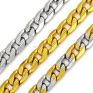 ゴールドカラーネックレス メンズジュエリー 卸売 新トレンド 3色 6mm/8mm/10mm幅 スネークチェーンネックレス - Product Image 5
