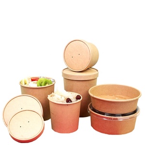 Kraft Lấy Đi <span class=keywords><strong>Soup</strong></span> Cup Giấy Hot <span class=keywords><strong>Soup</strong></span> Container Với Nắp - Product Image 3