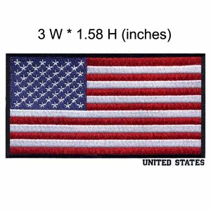 Fornitore Affidabile Cinese su Alibaba, Vendita all'Ingrosso di Toppe Ricamate con Bandiera Americana, Toppe con Bandiera USA, Toppe con Bandiera Nazionale USA da Applicare con Ferro da Stiro - Product Image 3