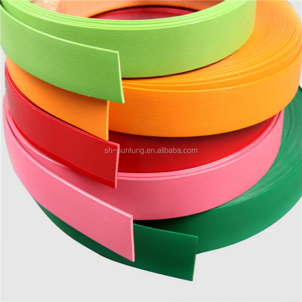 edge trim for plywood,pvc edging tape,pvc edge banding for particle board