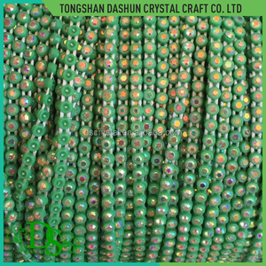 Moda pietra taglio scintillante strass banding ss6 - Product Image 2