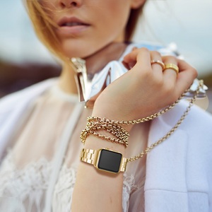 Clásico metal pulsera de repuesto para <span class=keywords><strong>Apple</strong></span> <span class=keywords><strong>Watch</strong></span> banda de acero inoxidable, banda de reloj para iwatch correas - Product Image 6