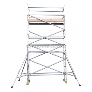 อาคารโรงแรม<span class=keywords><strong>6M</strong></span> ถึง15M หอทำงานอลูมิเนียมนั่งร้านมือถือ - Product Image 1
