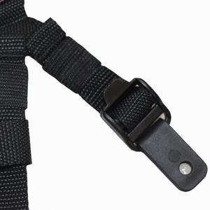 JJW cinturino tattico nero a 4 punti con bulloni viti cordino sottogola per casco MICH FAST - Product Image 3