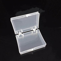 Petit Conteneur de Rangement en Plastique PP Transparent Verrouillage Mini Design Carré Recyclable Taille Personnalisable 50x34x10mm pour le Rangement de Bijoux