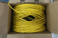 Kabel OWIRE Cat 5e Tahan Air Transmisi Data Kecepatan Tinggi Tembaga Bebas Oksigen 24AWG Konduktor Padat Bersertifikasi CE/ROHS//CPR