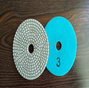 Beton mermer granit taş için elmas reçine ıslak parlatma pedi kanca döngü destek-<span class=keywords><strong>3</strong></span> adım uygulama yüksek maliyet performansı - Product Image 5