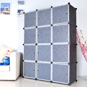 خزانة ملابس بسعر المصنع ، منظم دولاب بلاستيكي عصري محمول كبير السعة للبالغين - Product Image 4