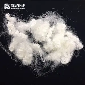 PSF fibre discontinue de polyester recyclé 7D * 64mm non optique blanc brut HCS