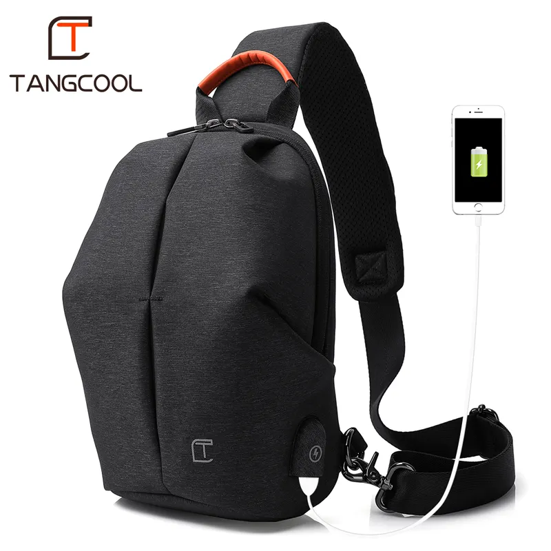 2020 new style tangcool wholesale sling bag sports travel crossbody man messenger waterproof shoulder bag for men