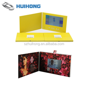 7 "Pantalla LCD tarjeta de felicitación, tarjeta de felicitación de vídeo LCD invitación, tarjeta de felicitación TFT LCD - Product Image 2