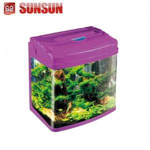 Akuarium SUNSUN HRC-380E Dolphin Ramah Lingkungan Desain Kaca Persegi Panjang untuk Penggunaan Ruang Tamu Grosir - Product Image 3