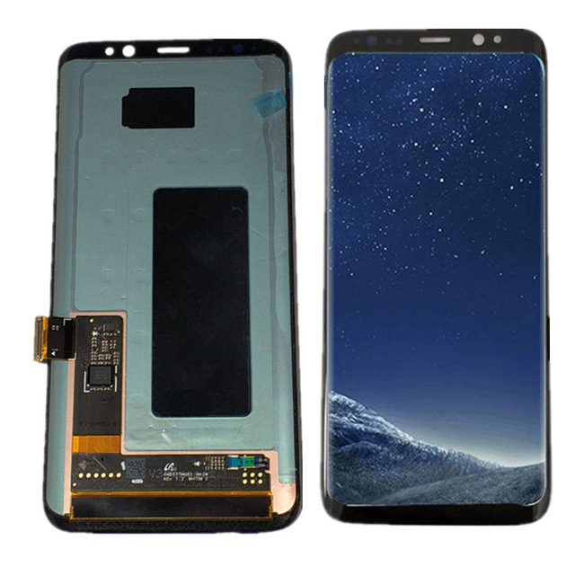 For Samsung galaxy S8 Lcd Display Touch Screen Digitizer Assembly for Samsung S8 G950 G950F G950U G950W Lcd with Frame